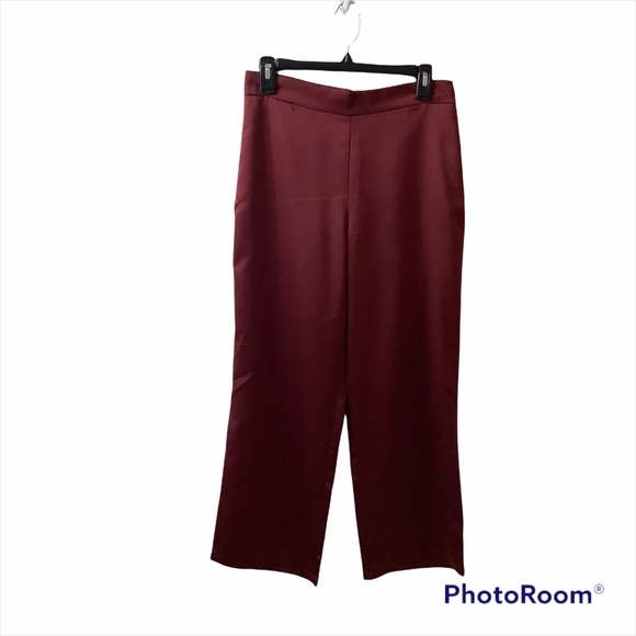 MaxMara Pants - MaxMara Leisure Woven Satin Trouser Pants